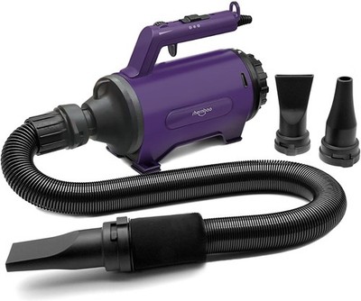 Dog Dryer High Velocity Professional Dog/Pet Grooming Force Hair Purple 