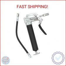 LubriMatic 30-800 Heavy Duty Mini Grease Gun w/ Pipe and Hose, Black/Silver