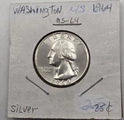 *SILVER* 1964  Washington Quarter - 90% Silver