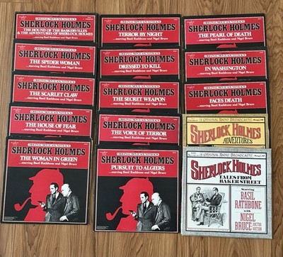 Vintage SHERLOCK HOLMES Original Soundtracks (Total of 20 Vinyl Records)