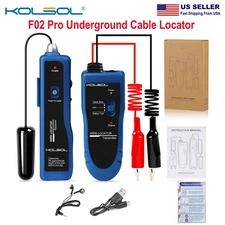 KOLSOL F02 Pro Underground Wire Locator Cable Tester Locate Dog Pet Fence Wires
