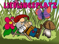 Holzschild 30X40 Cm Lieblingsplatz Zwerg Im Garten Deko Geschenk Holz Schild