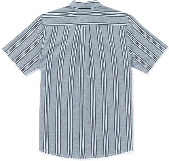 VOLCOM NEWBAR STRIPE Men's S/S Woven Shirt - CSB - XL - NWT - Image 2 of 2