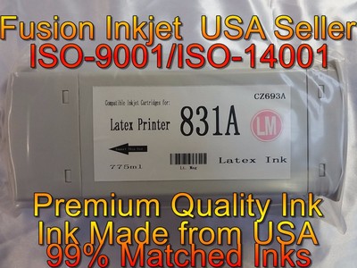 not oem HP 831A cz686a cartridge latex INK light cyan 300 310 330 360 370 lc tt