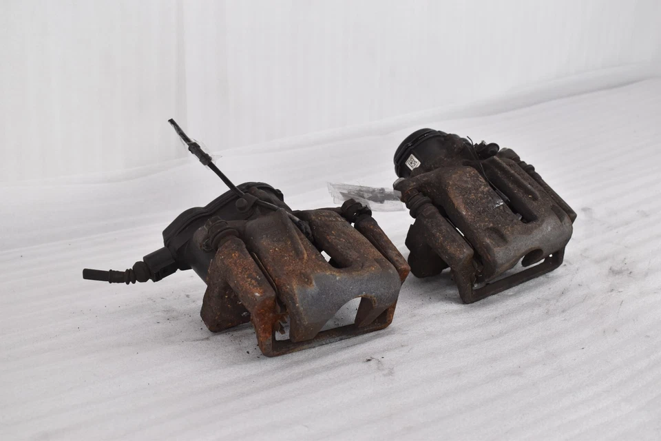 ☑️ Juego de 2 Pinzas de Freno Traseras 356mm 14.01 1KZ OEM Audi A8 A8L D4 12-18 S8 13-17 Foto 3 de 4