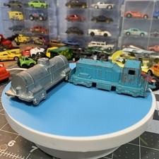 Vintage Midgetoy Locomotive And Tanker Lot Made In USA