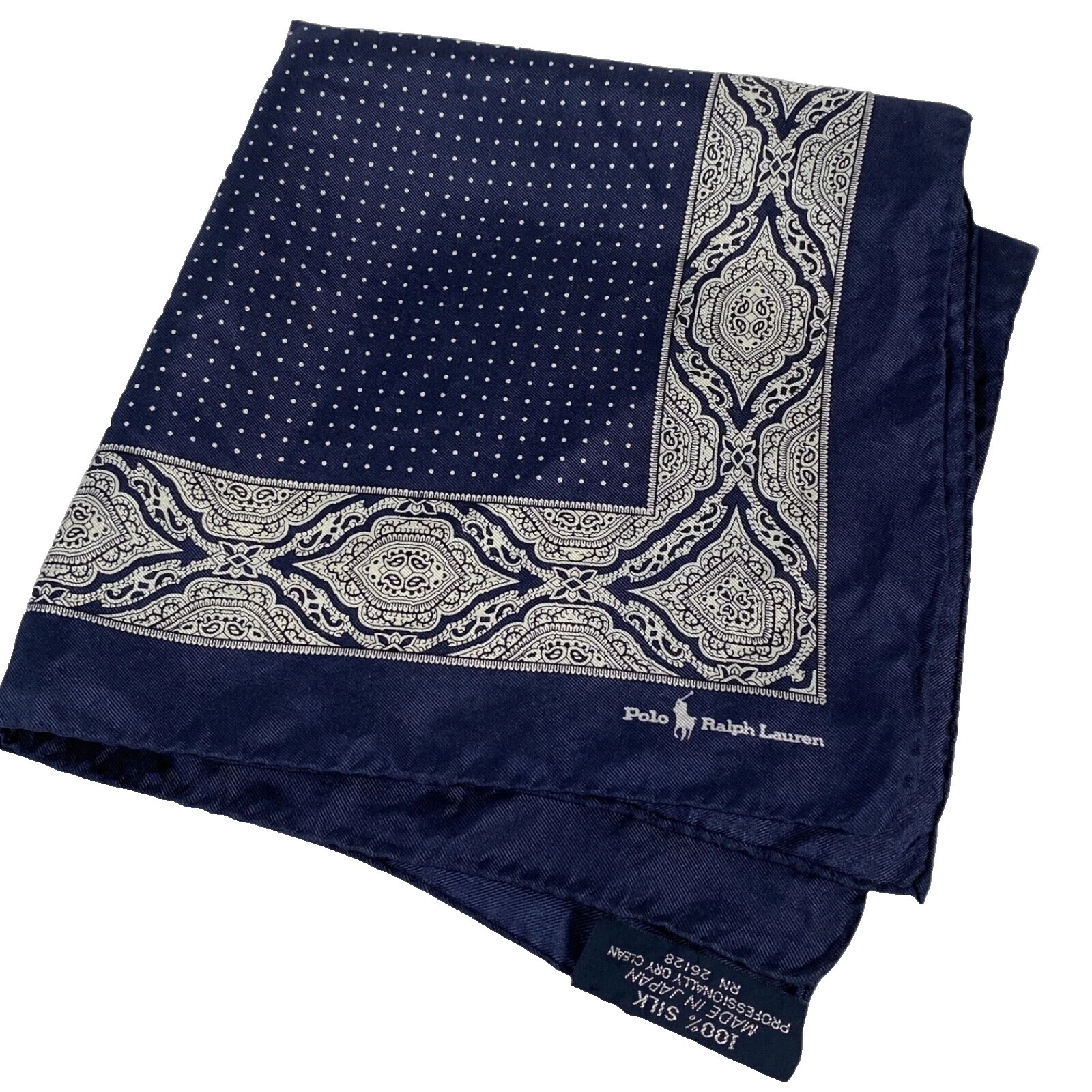 Polo Ralph Lauren Polka Dot Pocket Square Handkerchiefs for Men