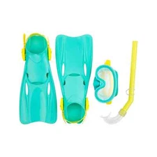 Coconut Grove/ Sunnylife Kids Swim Snorkeling Set Octopus, Green- Goggles Case