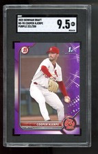 2022 Bowman Draft 1st Purple Cooper Hjerpe /250 #BD95 St. Louis