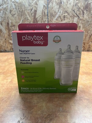 Playtex Baby Nurser Bottles Set liner 3m+ medium