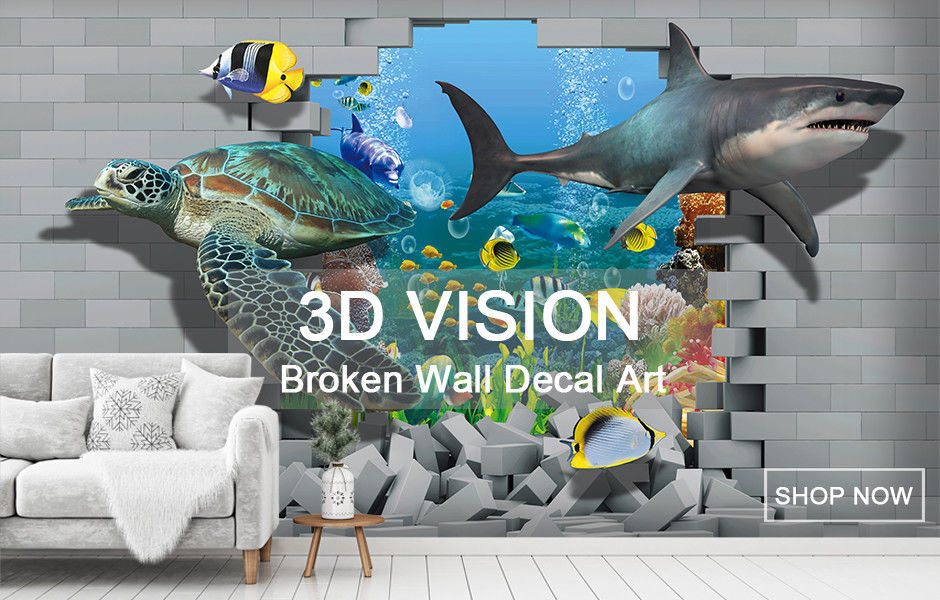 3D Seawater Fish 6221 Wallpaper Mural Paper Wall Print Indoor Murals CA Sinsin