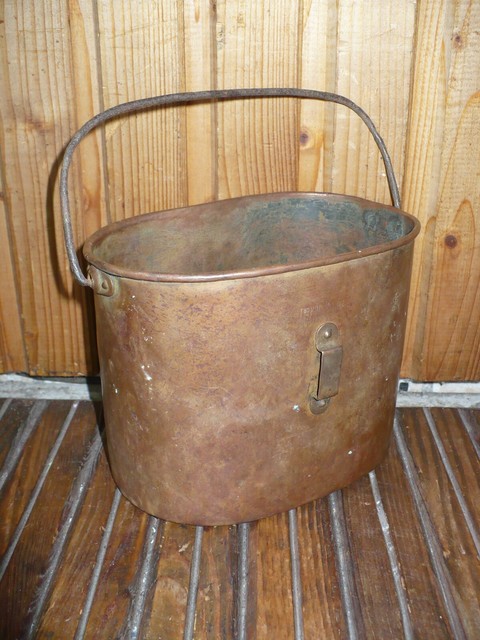 Russian Imperial army copper bowler hat
