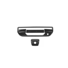 Carbon Tailgate Door Handle + Back Camera Decor Cover Trim For Jeep JT Gladiator