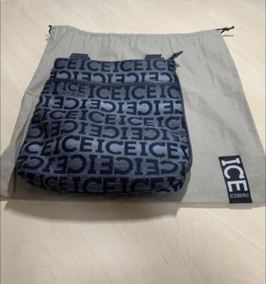 MEN'S BAG Messenger ICE ICEBERG AUTHENTIC Blue monogram 