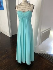 Davids Bridal Embellished Strapless Dress Sz 6