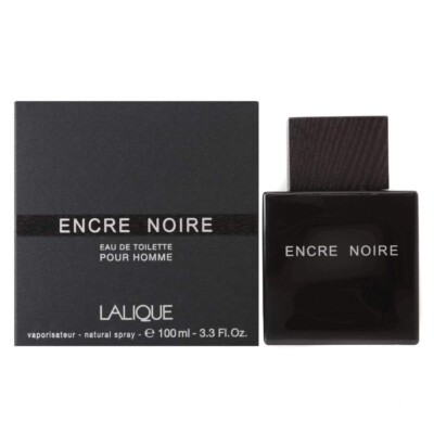 Encre Noire by Lalique for Men Eau de Toilette Spray 3.3 oz