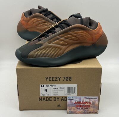 Size 9 - adidas Yeezy 700 V3 Copper Fade Brown Black Brand New Og