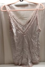 Sissy Large Lavender Satin Pink Lace Frilly Chemise Slip Fairy Dress Romantic,