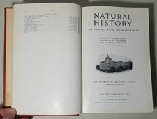 1927 NATURAL HISTORY The Journal of Museum of Natural History Vol 27 6 Issues