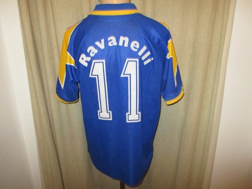 Juventus Turin Kappa Ausweich Trikot 1994/95 "DANONE" + Nr.11 Ravanelli Gr.M - 第 1/9 張圖片