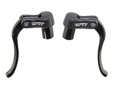 TKTRO BRANDED BICYCLE BAR END ALLOY BRAKE BLACK LEVER SET.