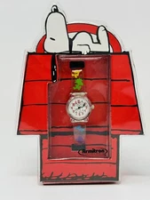 NEW Vintage Peanuts Snoopy & Woodstock Water-Resistant Watch Armitron NOS
