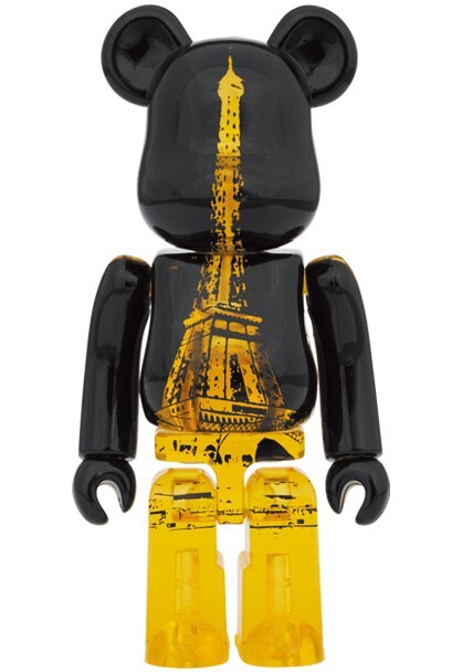 BE@RBRICK 400% 100% EIFFEL TOWER GOLDEN GOWN Ver. MEDICOM