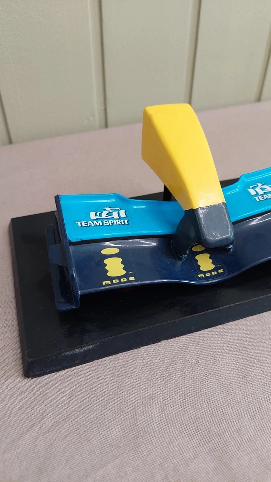 aileron avant F1 team Spirit Imode fait main sur support de 19cm - Photo 2/4