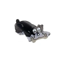 Black duckbill clip Dog Hair Claw Clip Acetate Chew Bone Schnauzer Dog Hair C...