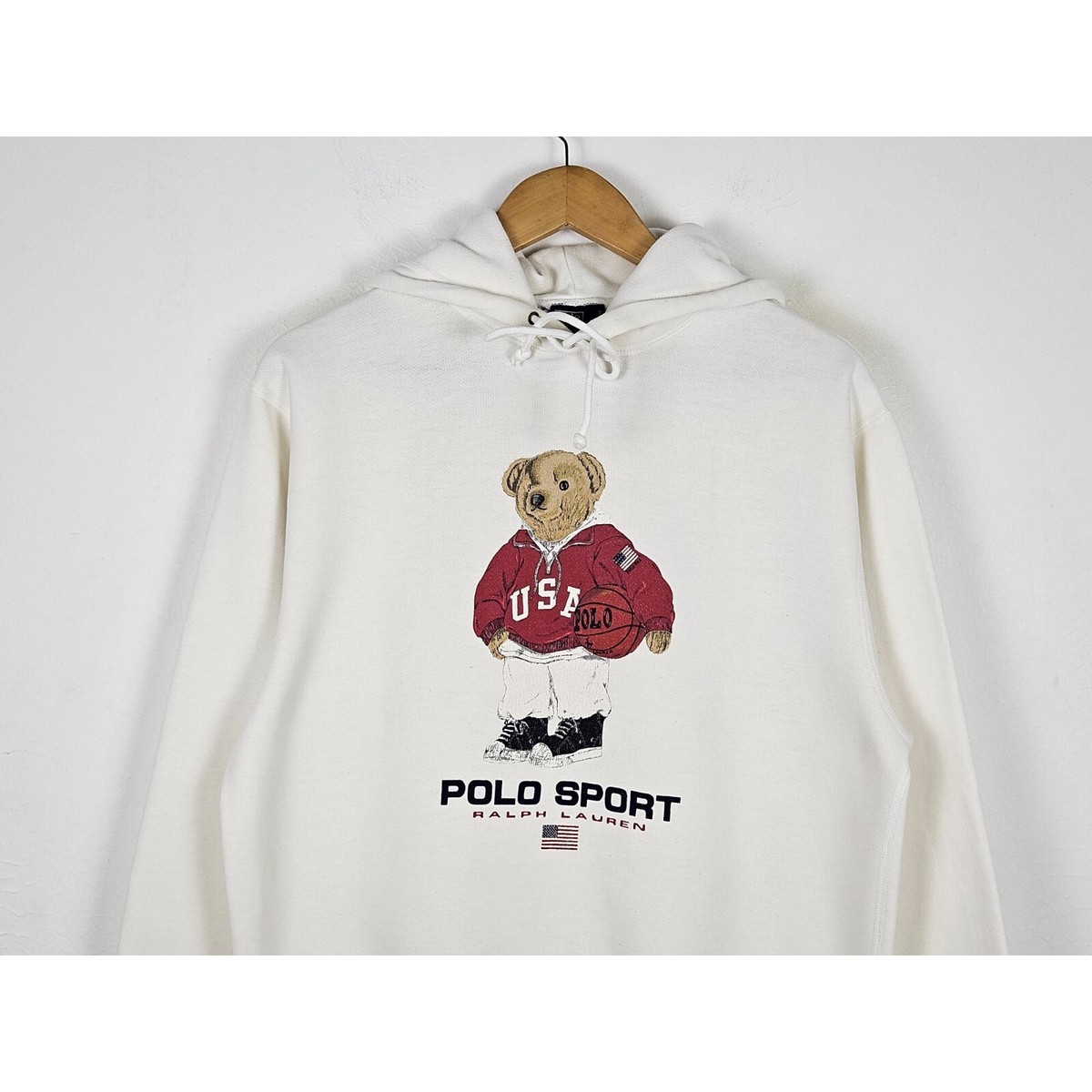 Vintage Polo Bear Sport Ralph Lauren 90s Hoodie | eBay