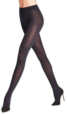 Falke Damen Fine Softness Einfach Modal Strumpfhose - Schwarz