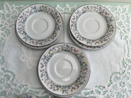 3 NORITAKE SPRING GARDEN TRIOS CUP SAUCER TEA PLATE - FAB CONDITION - Picture 5 of 14