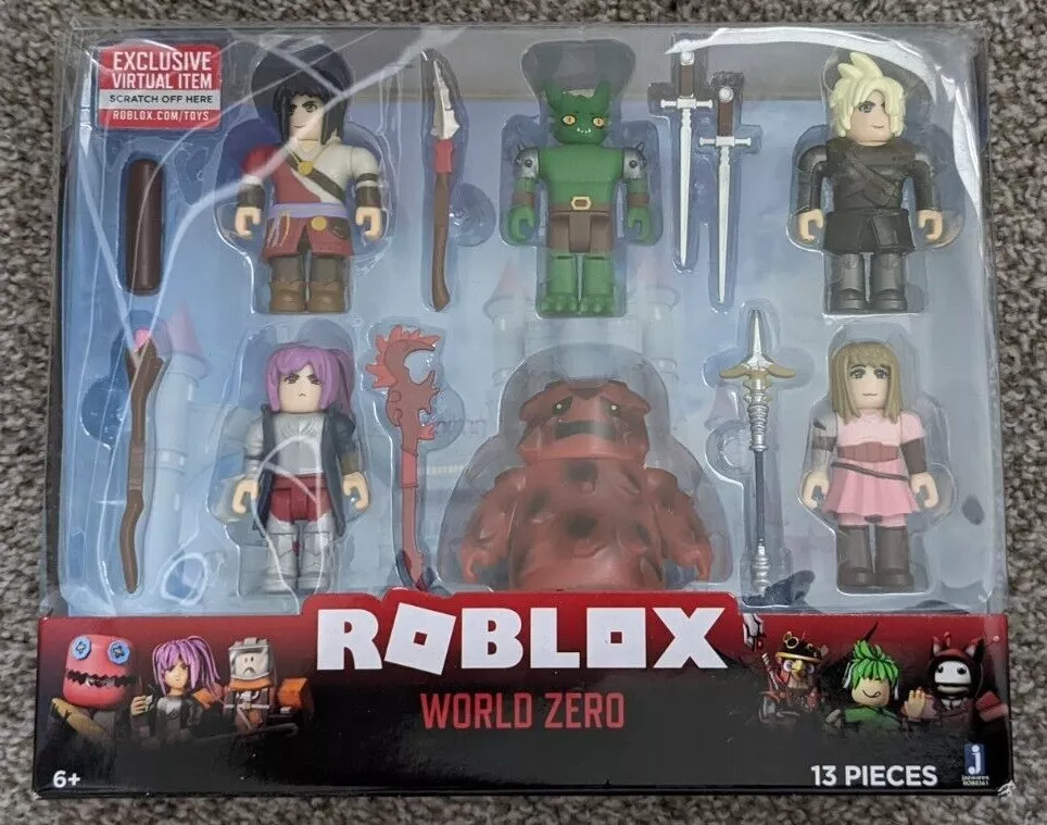 Roblox Action Collection - World Zero Six Figure Pack w/ Exclusive