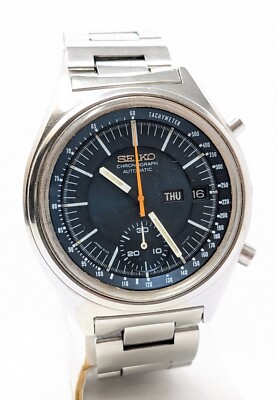 Orologio Seiko Jumbo Chronograph 6139 7070 Vintage Watch Mechanical Clock Japan
