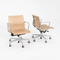 2014 Herman Miller Eames Aluminum Group Management Desk Chairs Beige 12+ Avail