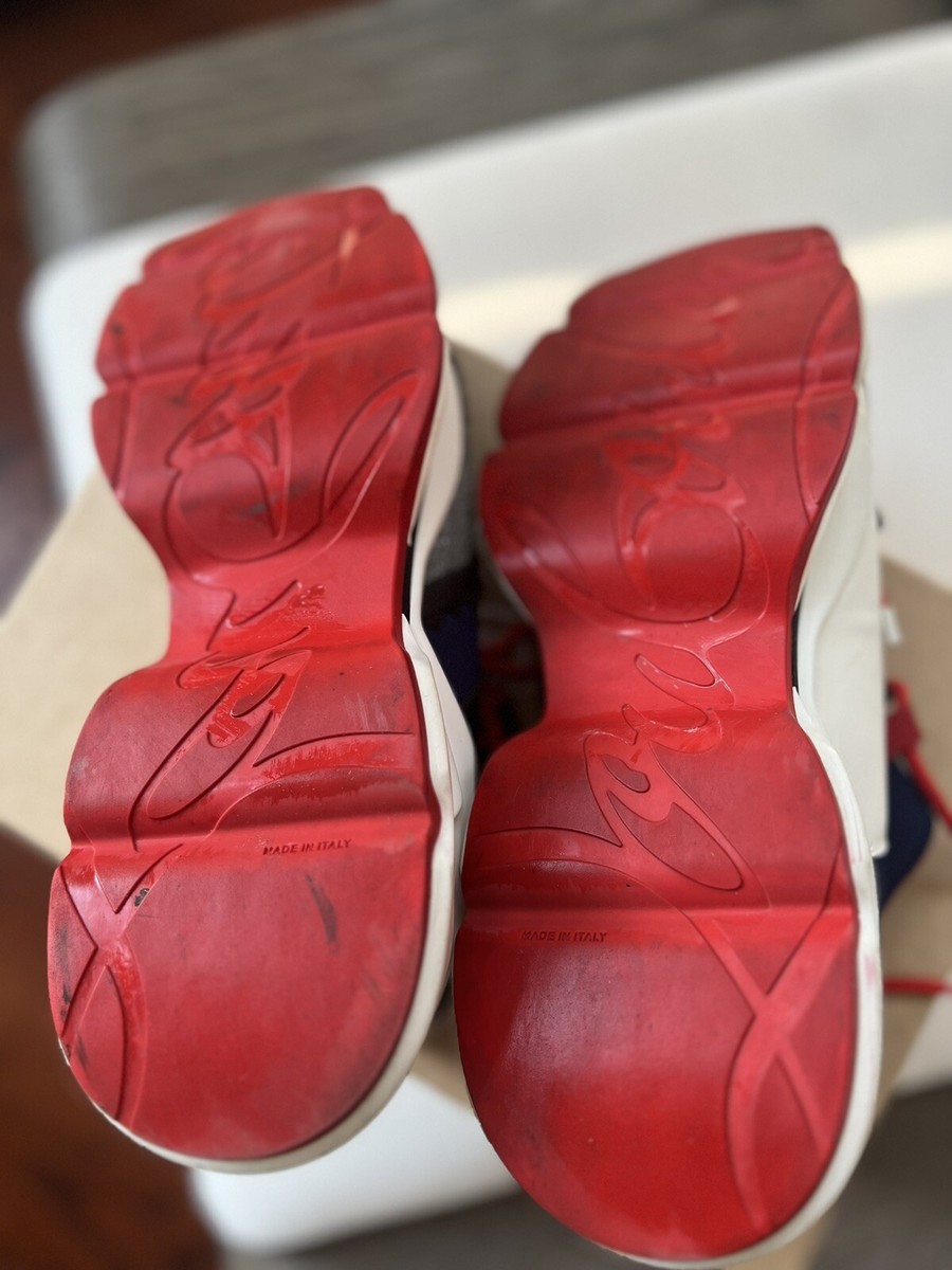 Christian Louboutin Multicolor Leather and Neoprene Red  display picture 1