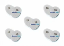 TENS Electrodes - Premium Quality Small Replacement Pads for TENS Units - 5 Pair