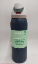 Owala 40oz FreeSip Stainless Steel Water Bottle - Navy Nights READ DESCRIPTION