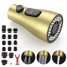 Kitchen Faucet Sprayer Head Replacement 15 Adapters Pull Down Faucet Sprayer