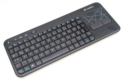 Logitech K400r Plus 920-007127 Funk Tastatur Touchpad QWERTZ Schwarz