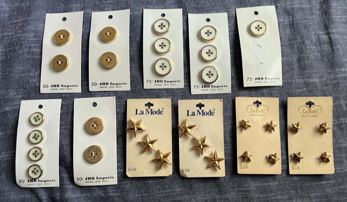vintage star buttons products for sale | eBay