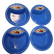 Set of 4 zak! star wars blue plastic children's bowls