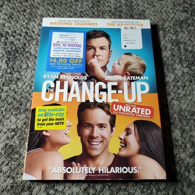 The Change-Up 2011 DVD Unrated Ryan Reynolds Jason Bateman Comedy