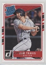 2017 Panini Chronicles Donruss Rated Rookies Aqueous Test 39/49 Sam Travis 0b2