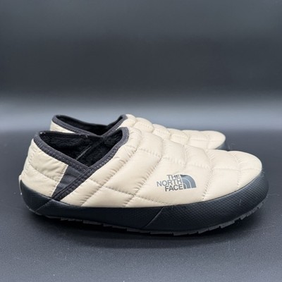 The North Face Men s 8 Thermoball Traction Mule Tan Black Pre Owned