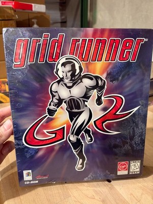 Grid Runner PC Big Box Windows 90s Computer Game New Sealed