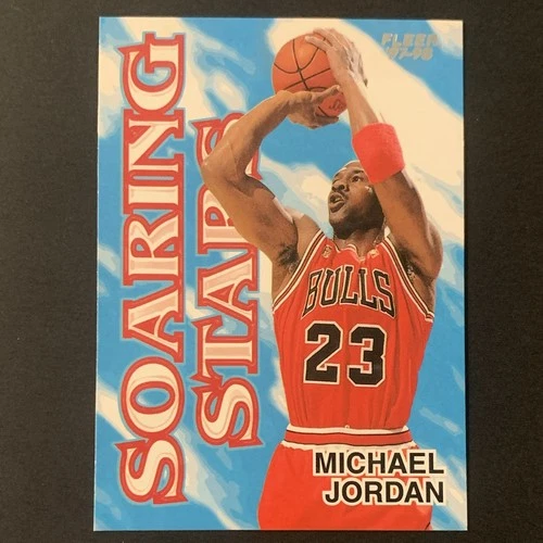 Fleer 1997-98 Michael Jordan Soaring Stars Insert #9 of 20 SS Bulls NBA