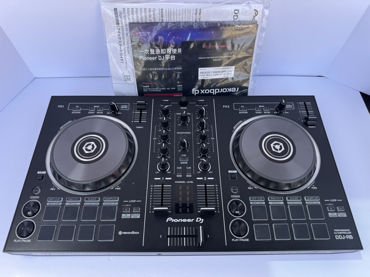 Pioneer DJ DDJ-RB DJ Controller for Rekordbox 2-channel Black 