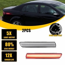 2pcs Red Lens Led Rear Side Marker Lights For 2004-2008 Acura Tl 2005 2006 2007 2pcs Red Lens Led Rear Side Marker Lights For 2004-2008 Acura Tl 2005 2006 2007