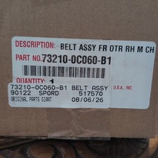 1st Gen Toyota Tundra Right Hand Outer Seatbelt Ratcheting Assembly New Oem